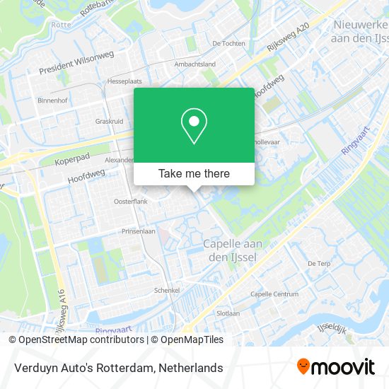 Verduyn Auto's Rotterdam Karte