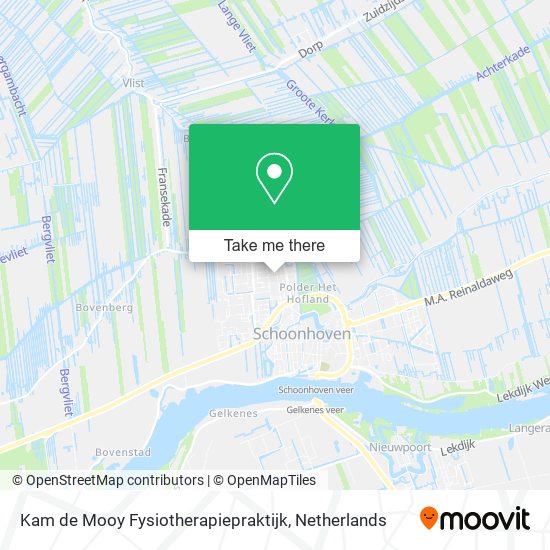 Kam de Mooy Fysiotherapiepraktijk map