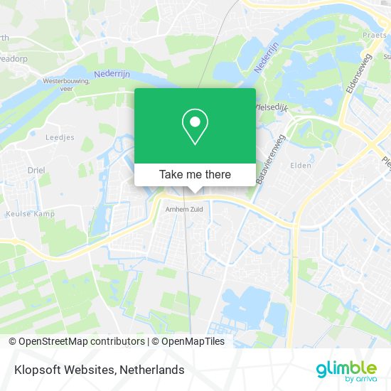 Klopsoft Websites map