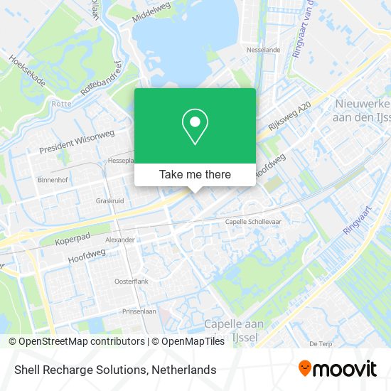 Shell Recharge Solutions map