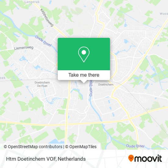 Htm Doetinchem VOF Karte