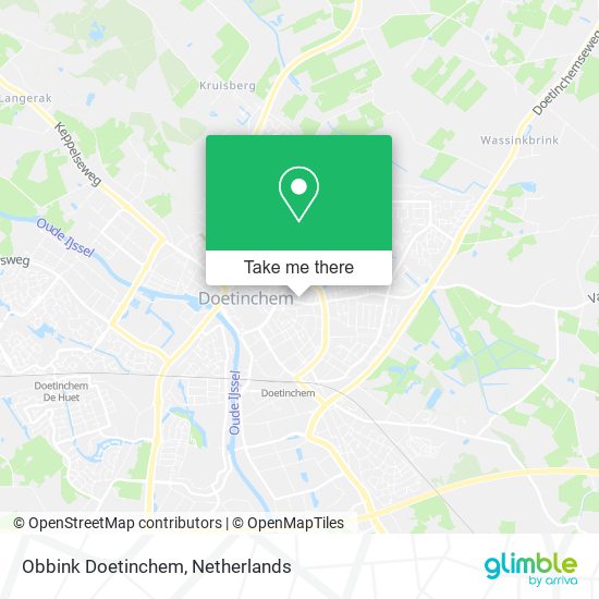 Obbink Doetinchem map