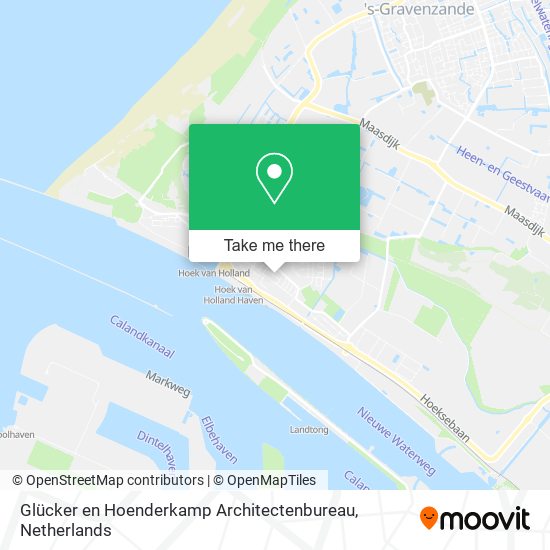 Glücker en Hoenderkamp Architectenbureau map