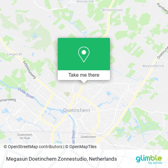 Megasun Doetinchem Zonnestudio map