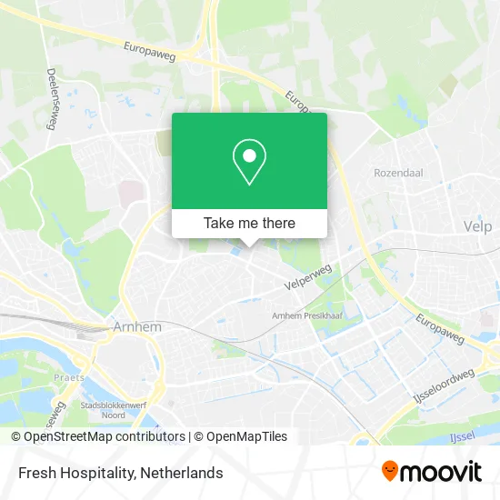 Fresh Hospitality map