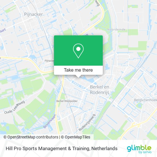 Hill Pro Sports Management & Training map