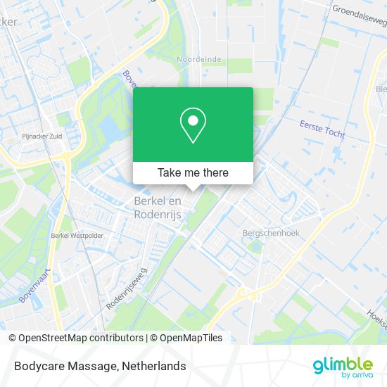 Bodycare Massage map
