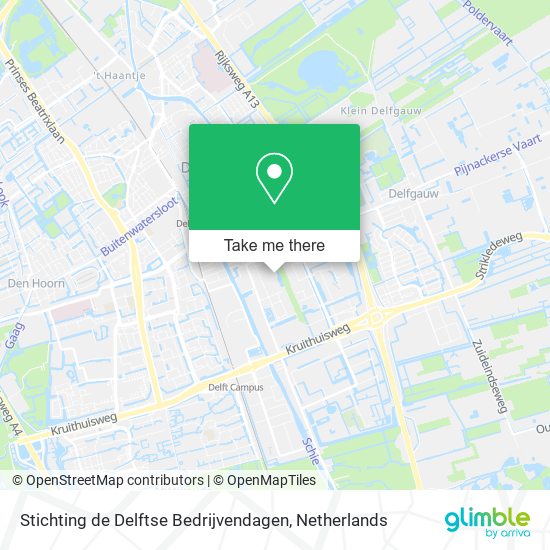 Stichting de Delftse Bedrijvendagen Karte