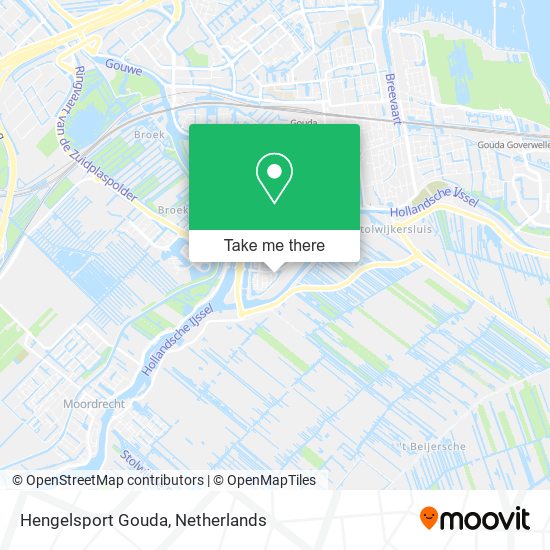 Hengelsport Gouda map