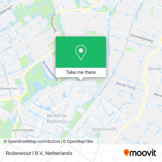 Rodenwout I B.V. map