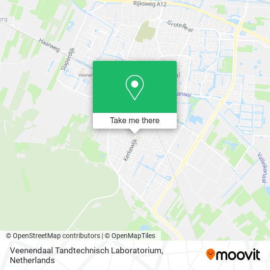 Veenendaal Tandtechnisch Laboratorium Karte