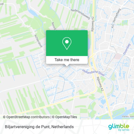 Biljartvereniging de Punt Karte