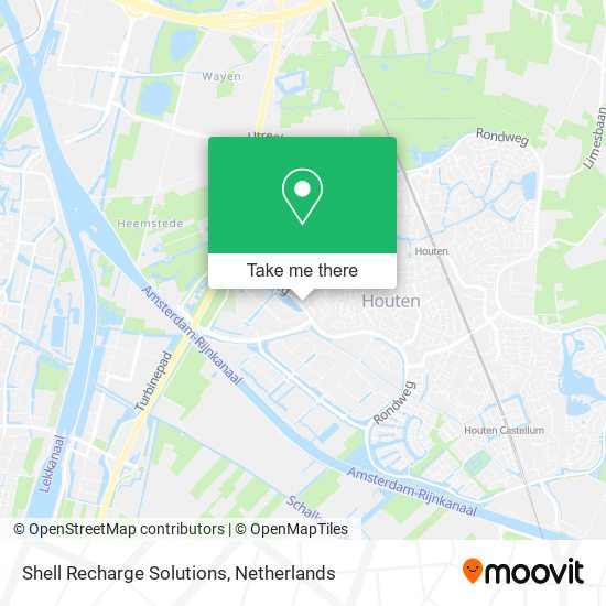 Shell Recharge Solutions map