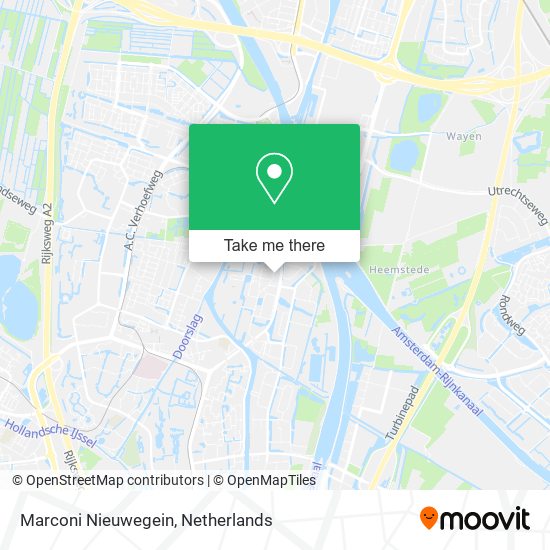 Marconi Nieuwegein map