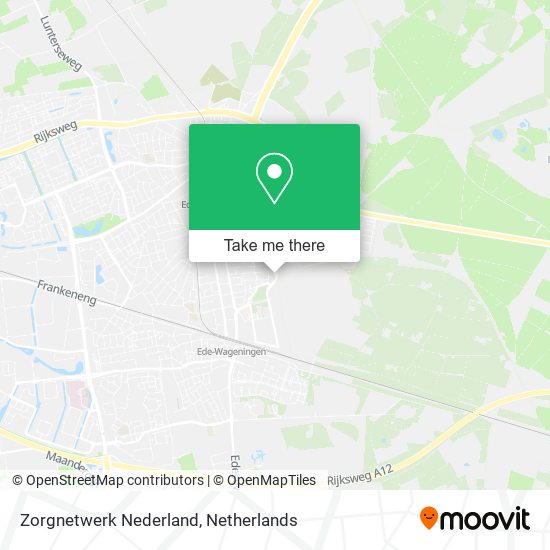 Zorgnetwerk Nederland Karte