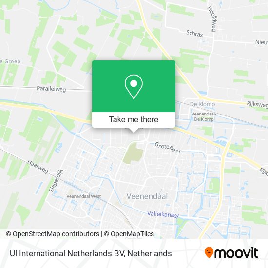 Ul International Netherlands BV map