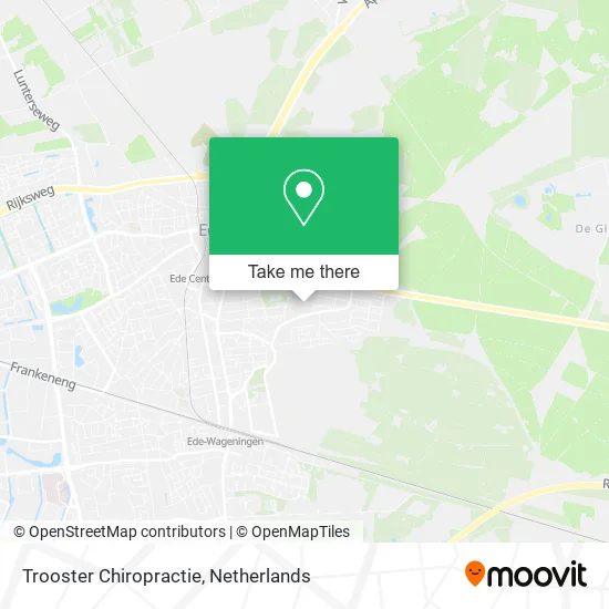Trooster Chiropractie map