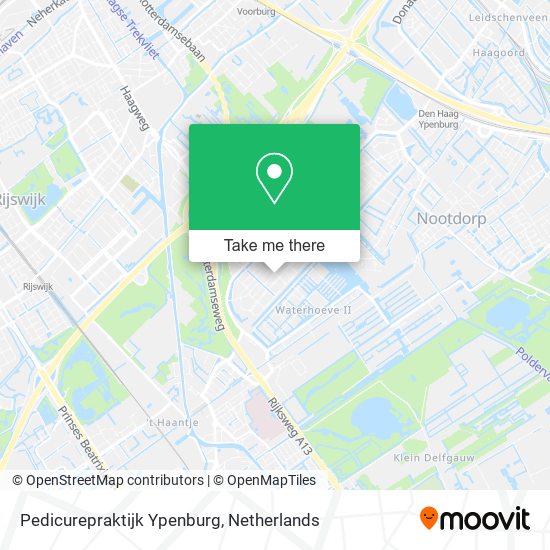 Pedicurepraktijk Ypenburg map