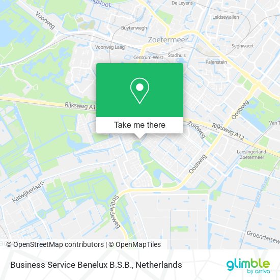 Business Service Benelux B.S.B. Karte