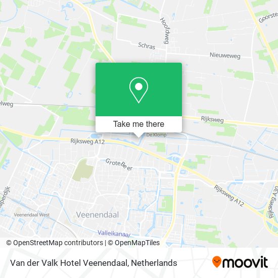 Van der Valk Hotel Veenendaal map