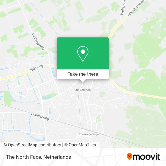 The North Face map