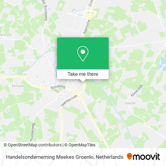 Handelsonderneming Meekes Groenlo map