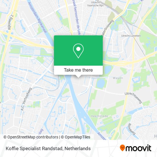 Koffie Specialist Randstad Karte