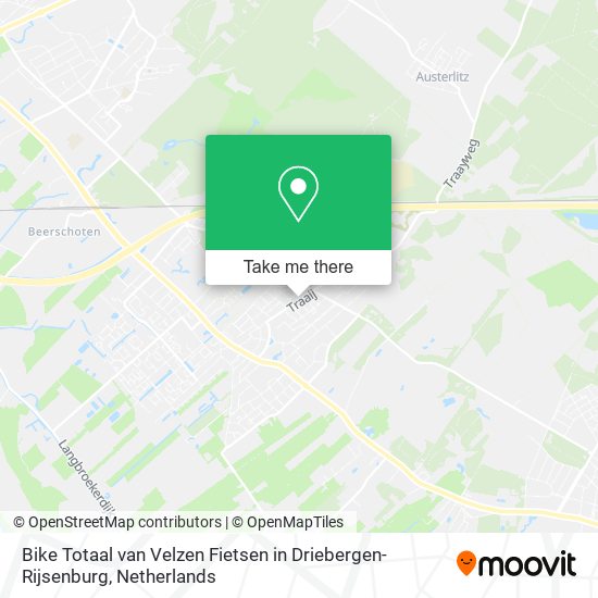 Bike Totaal van Velzen Fietsen in Driebergen-Rijsenburg map