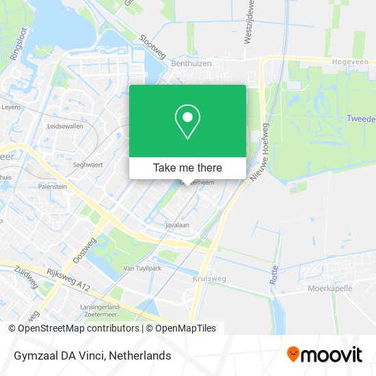 Gymzaal DA Vinci map