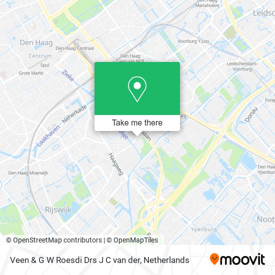Veen & G W Roesdi Drs J C van der map