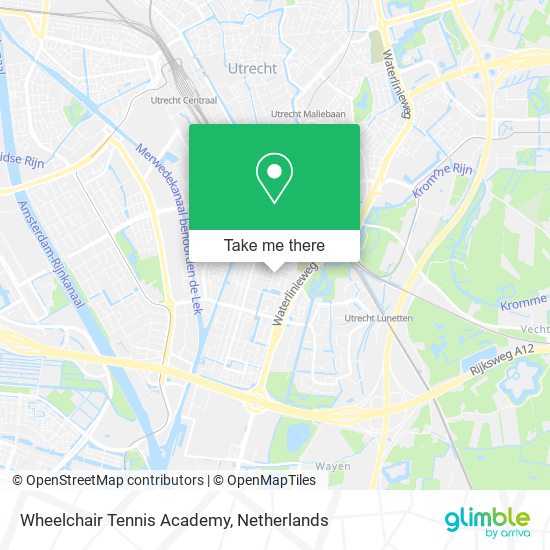 Wheelchair Tennis Academy map