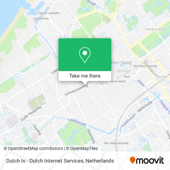 Dutch Is - Dutch Internet Services Karte