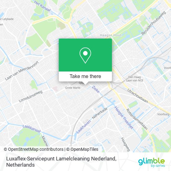 Luxaflex-Servicepunt Lamelcleaning Nederland map