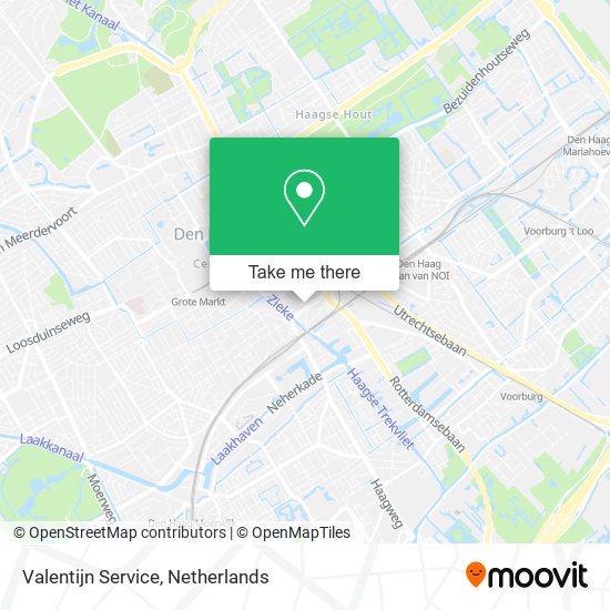 Valentijn Service map