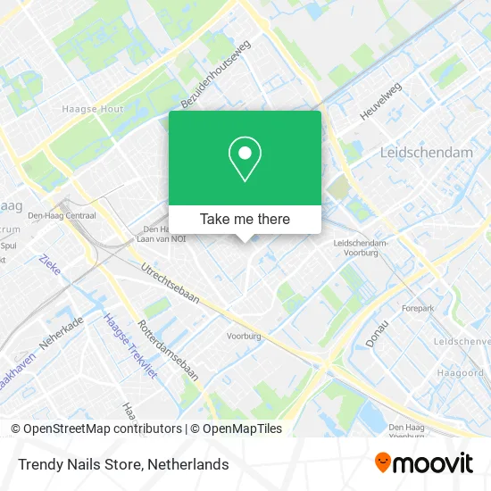 Trendy Nails Store map