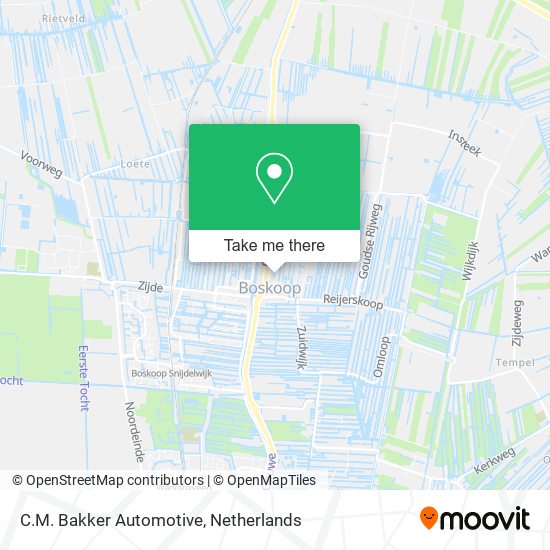 C.M. Bakker Automotive map