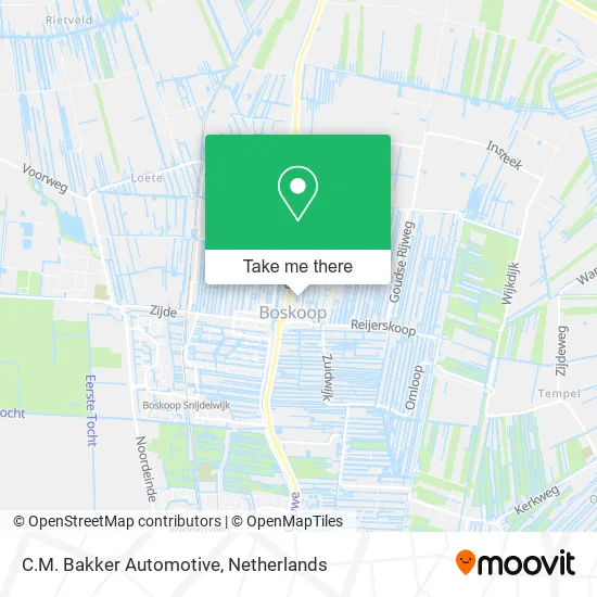 C.M. Bakker Automotive map
