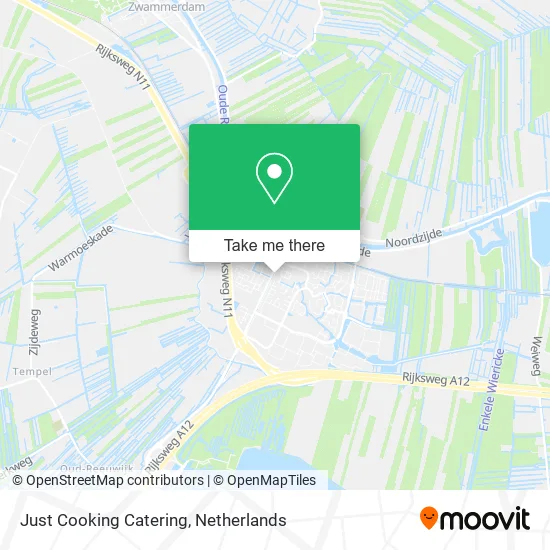 Just Cooking Catering map