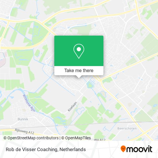 Rob de Visser Coaching map