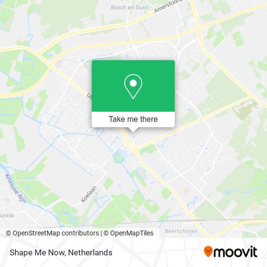 Shape Me Now map