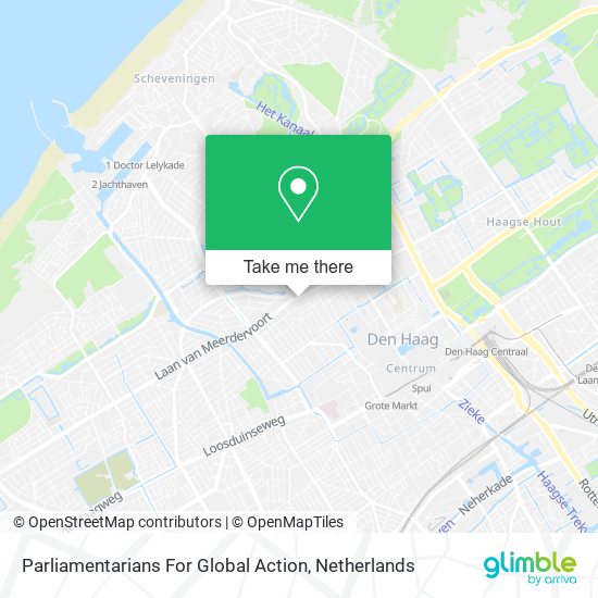 Parliamentarians For Global Action map