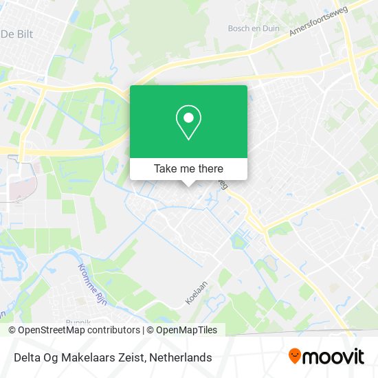 Delta Og Makelaars Zeist map