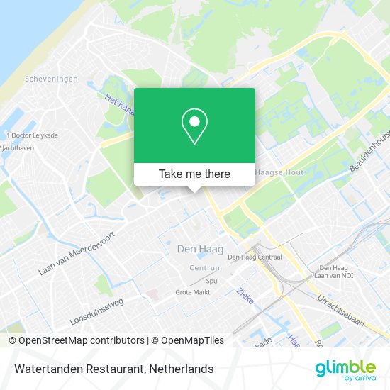 Watertanden Restaurant map