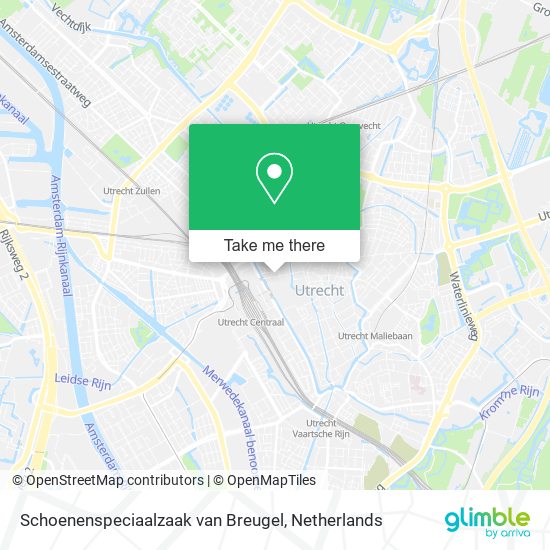 Schoenenspeciaalzaak van Breugel map
