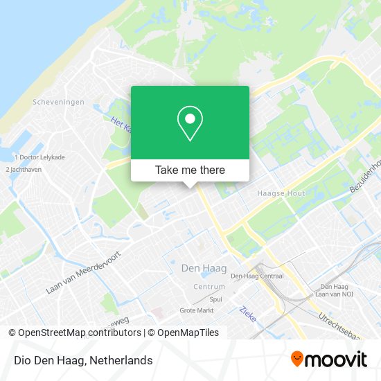 Dio Den Haag map