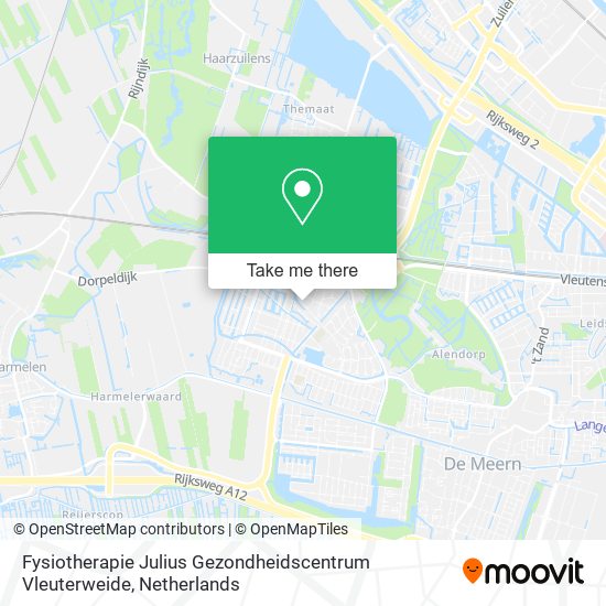 Fysiotherapie Julius Gezondheidscentrum Vleuterweide map