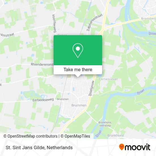 St. Sint Jans Gilde map