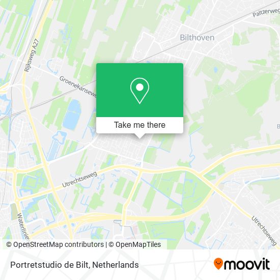 Portretstudio de Bilt Karte