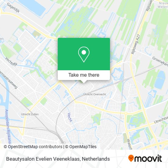 Beautysalon Evelien Veeneklaas map