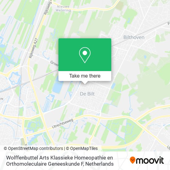 Wolffenbuttel Arts Klassieke Homeopathie en Orthomoleculaire Geneeskunde F map